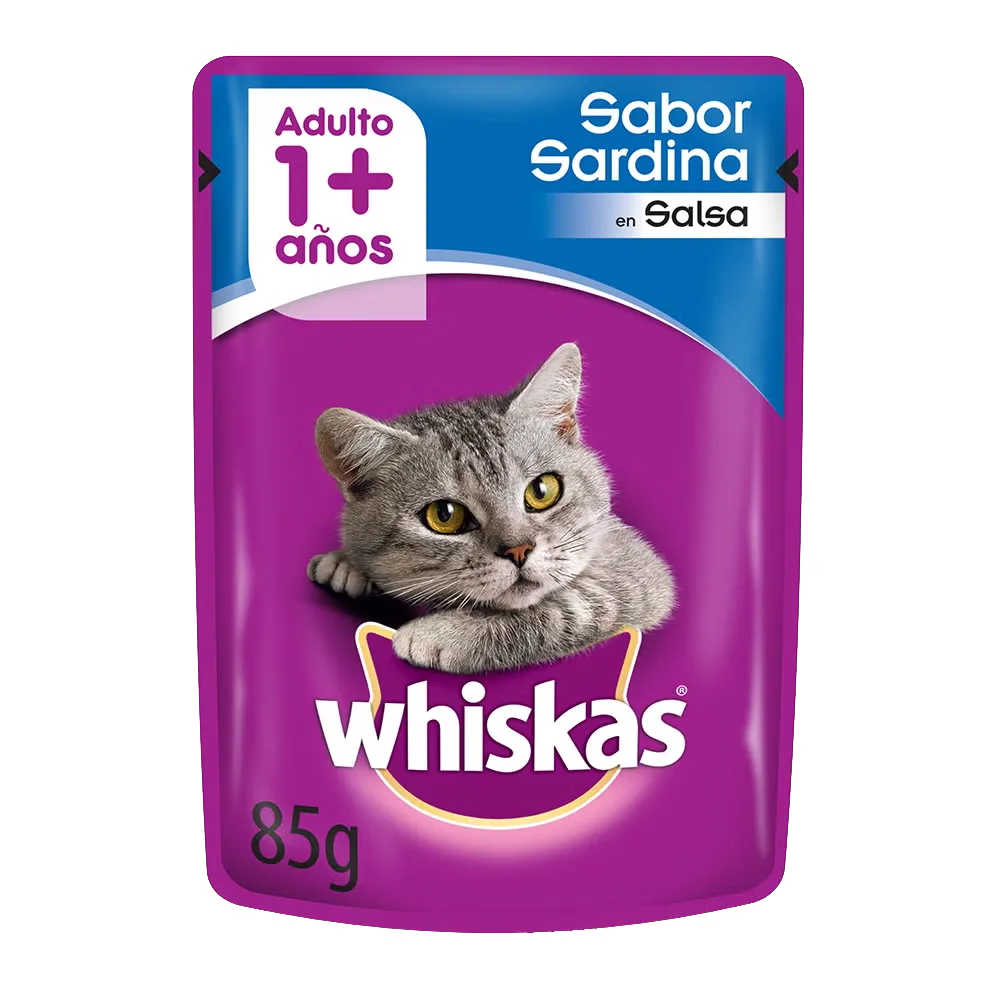 Whiskas Sobres gatos adultos Sardina