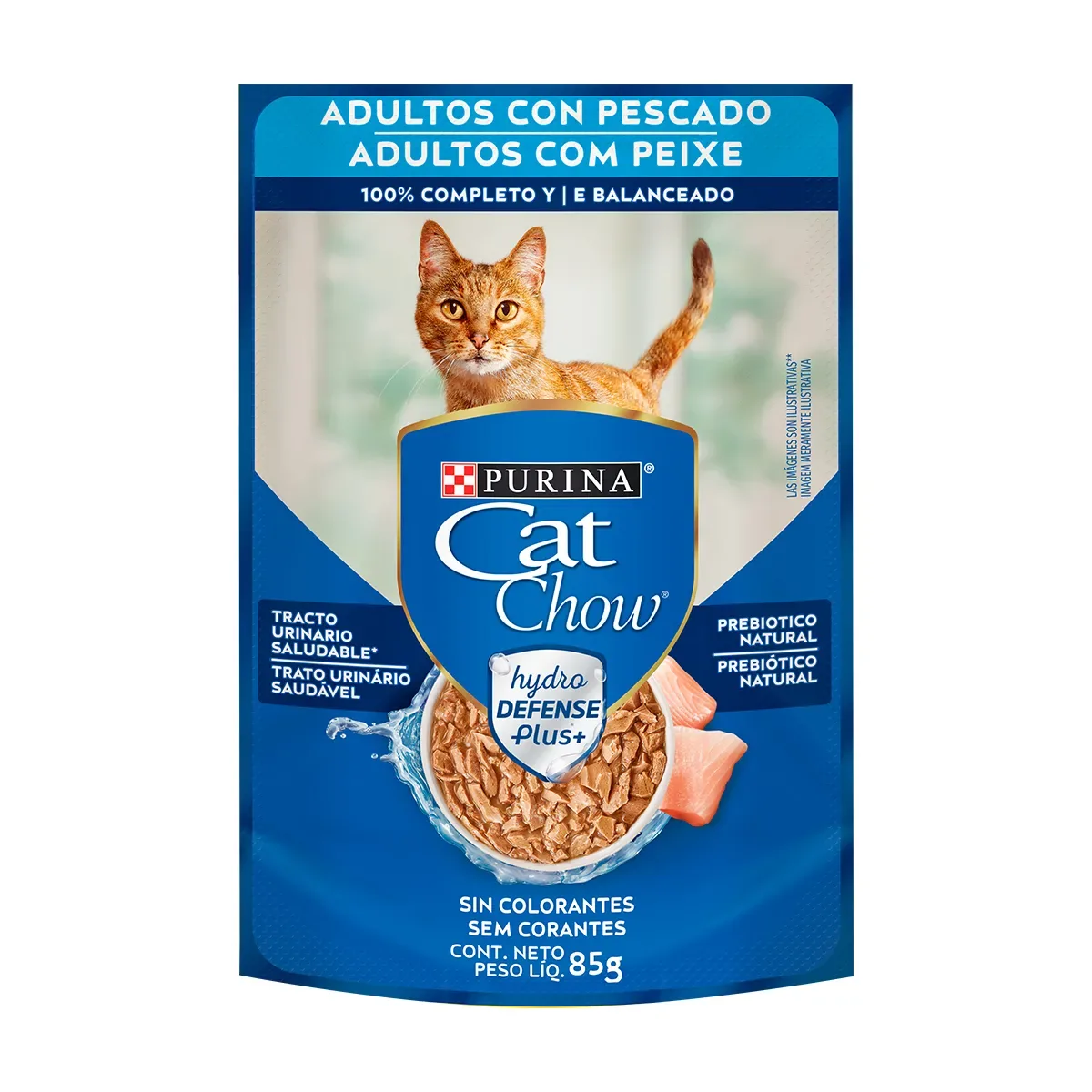 Cat Chow sobres gato sabor Pescado
