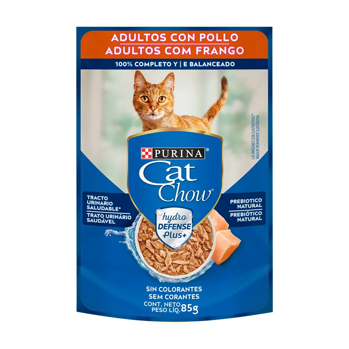 Cat Chow sobres gato sabor Pollo