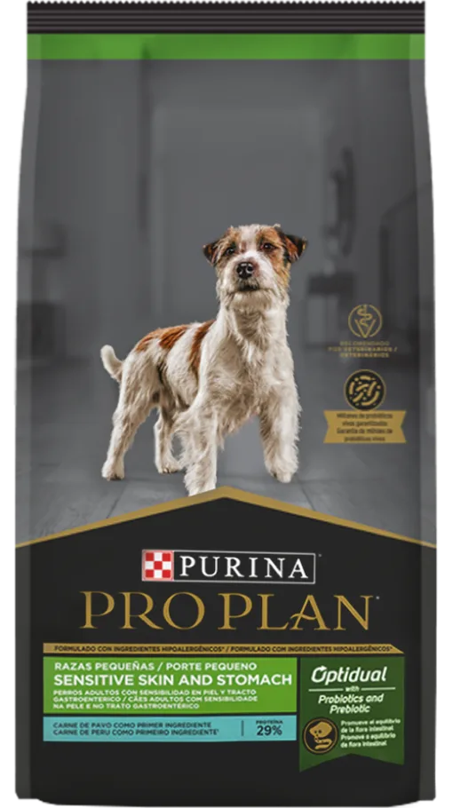 Pro Plan Sensitive Skin and Stomach Razas Pequeñas
