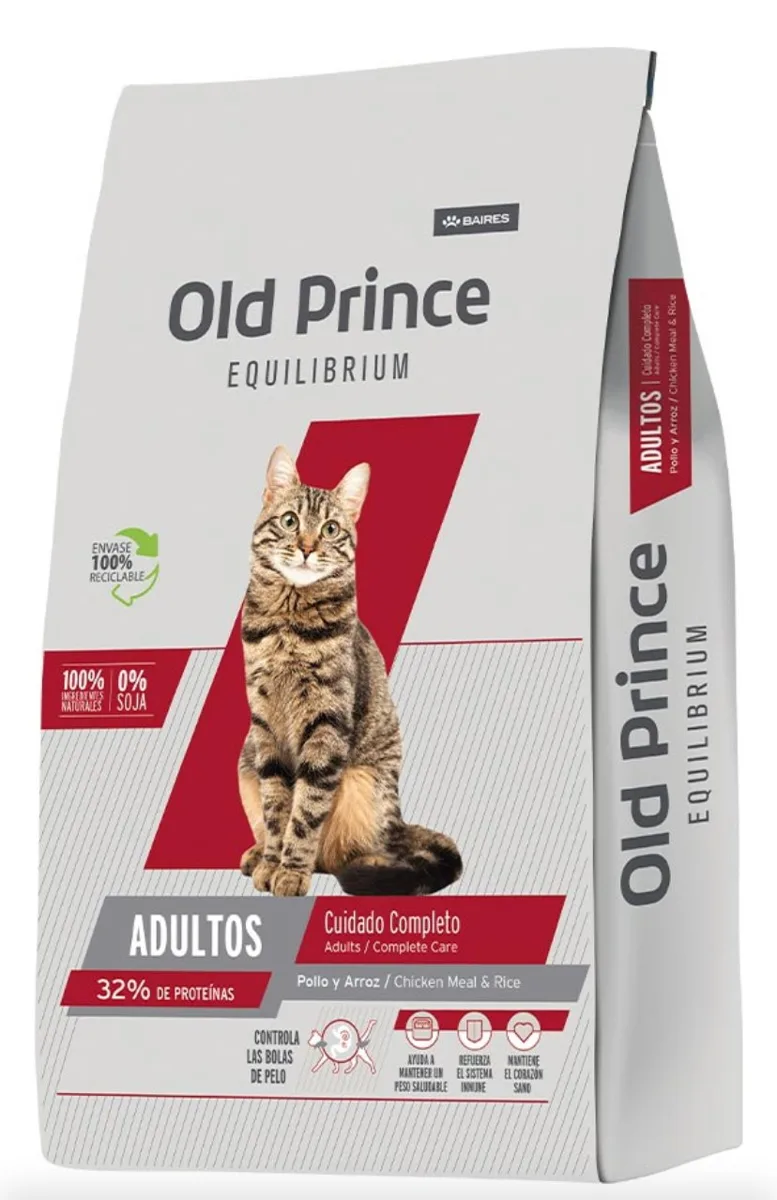 Old Prince Equilibrium Gatos Adultos Cuidado Completo