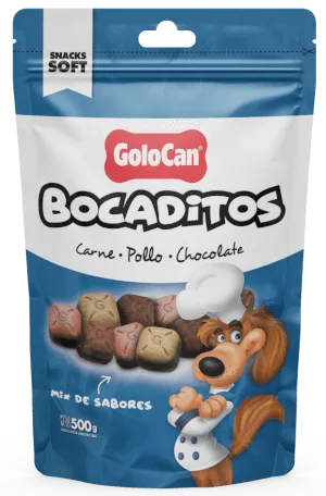 Golocan Bocaditos Carne Pollo y Chocolate  de 500 g
