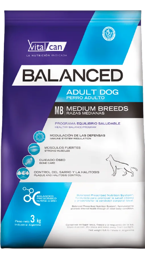 VitalCan Balanced Perro Adulto Raza Mediana