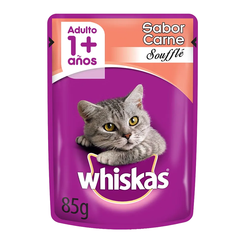 Whiskas Sobres gatos adultos Carne