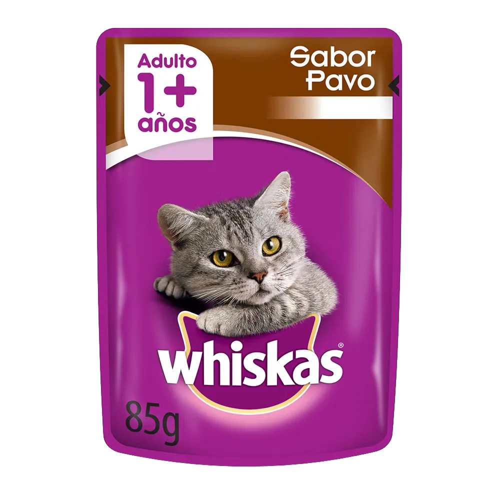 Whiskas Sobres gatos adultos Pavo