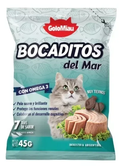 Golomiau Bocaditos del Mar x 8 unidades 45gr