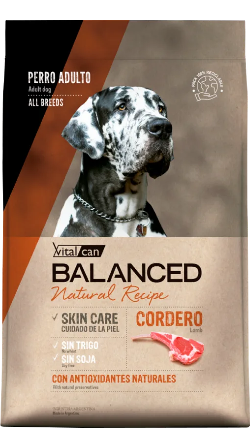 Vital Can Balanced Natural Recipe Cordero