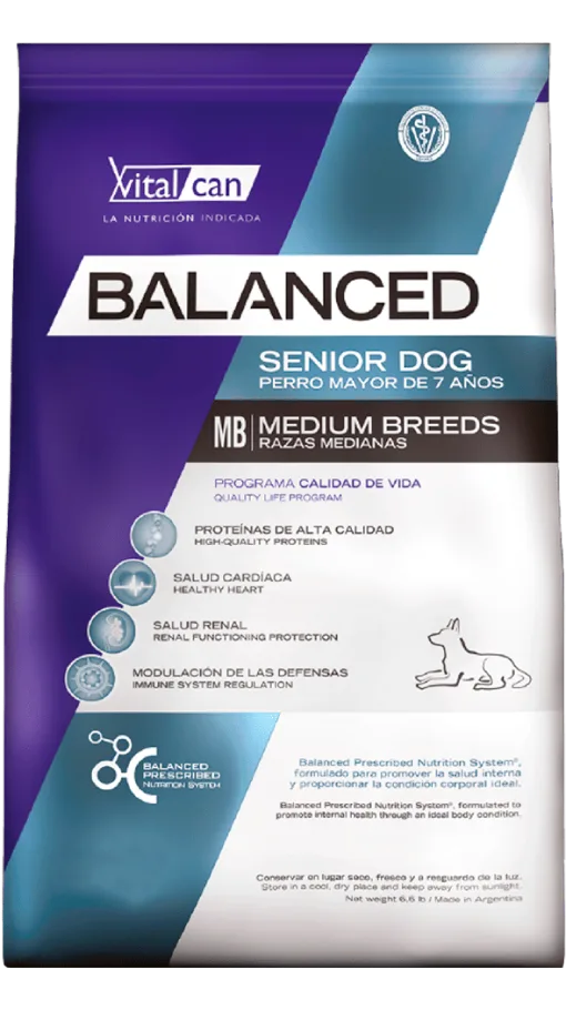 VitalCan Balanced Perro Senior Raza Mediana
