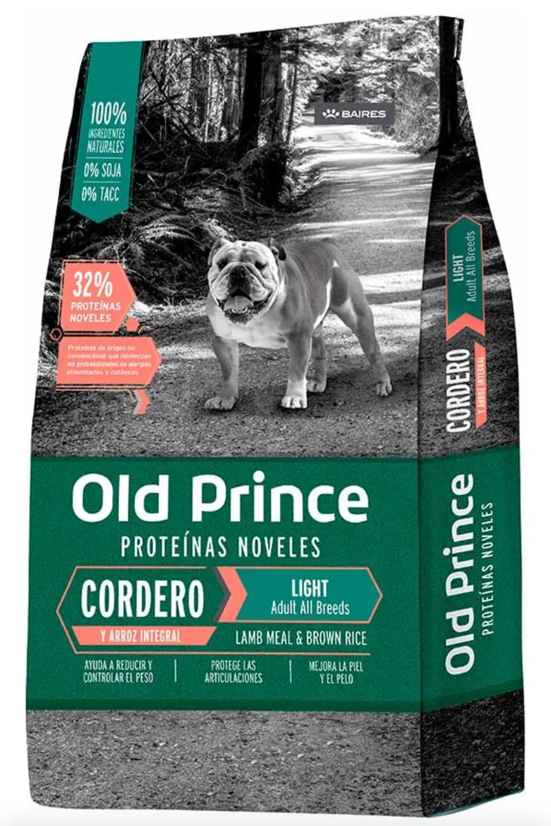 Old Prince Novel cordero y arroz light (all breeds)