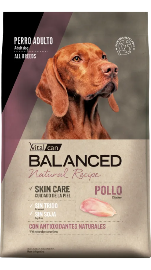 Vital Can Balanced Natural Recipe Pollo Perro Adulto