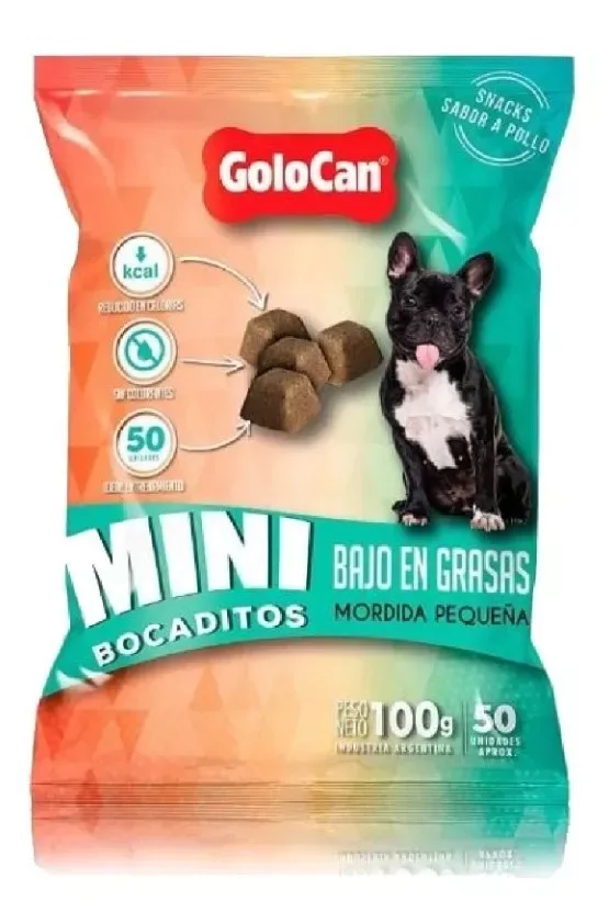 Golocan Mini Bocaditos Bajo en Grasas x 2 unidades 100gr