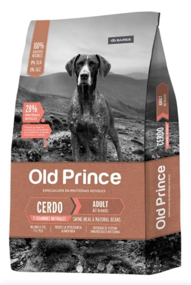 Old Prince Novel Cerdo y Legumbres Naturales Adulto
