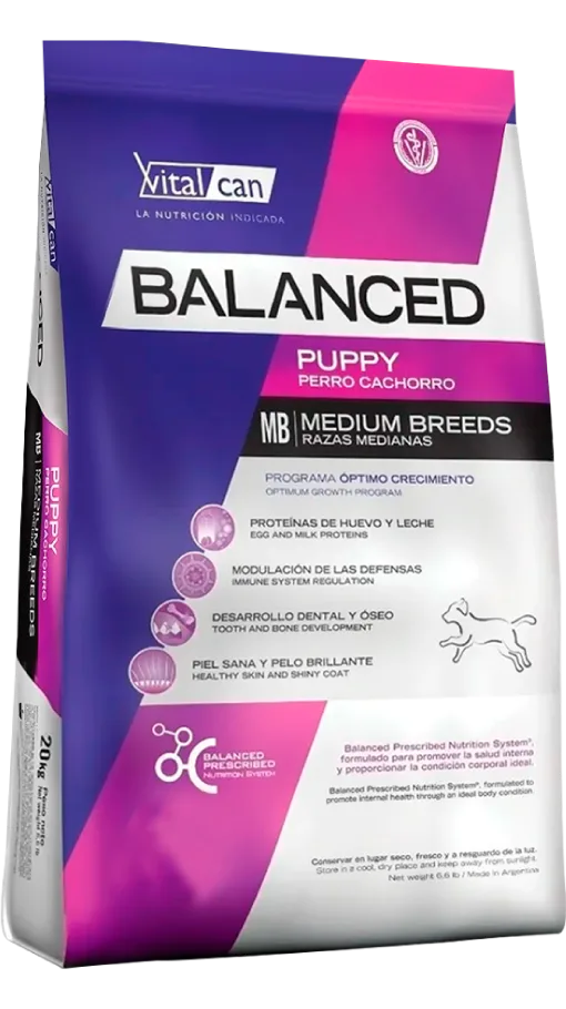 VitalCan Balanced Perro Cachorro Raza Mediana