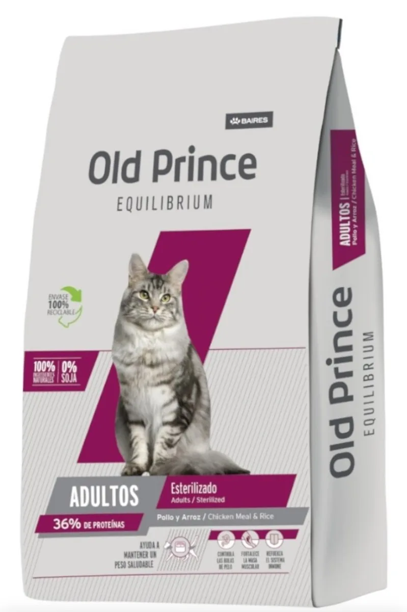 Old Prince Equilibrium Gatos Adultos Esterilizado
