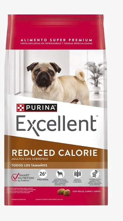 Purina Excellent Adulto con Sobrepeso Pollo y Arroz (Reduced Calorie)