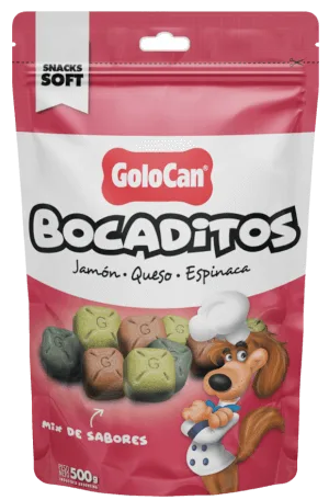 Golocan Bocaditos Jamón Queso y Espinaca x 2 unidades de 500 g