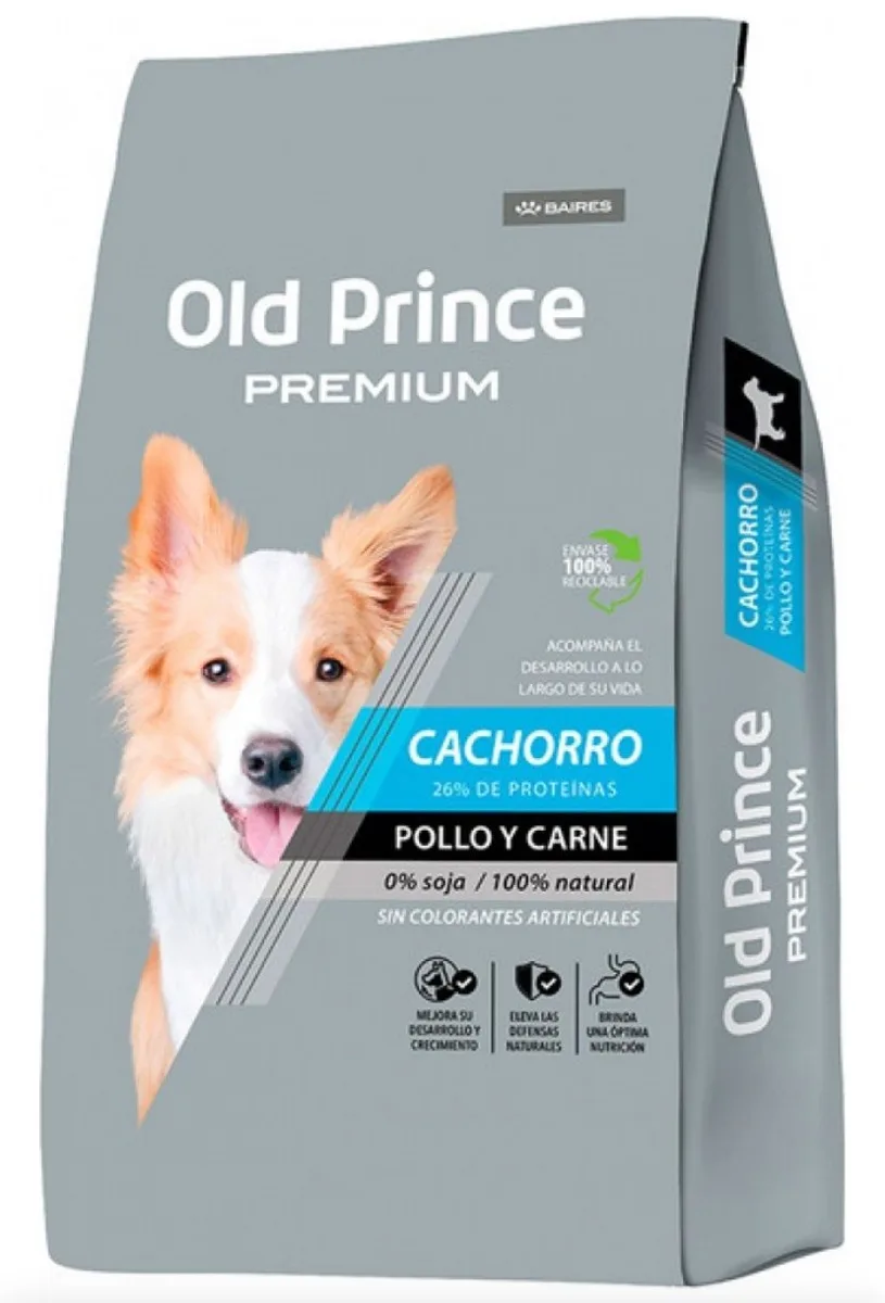 Old Prince Premium Cachorros Pollo y Carne
