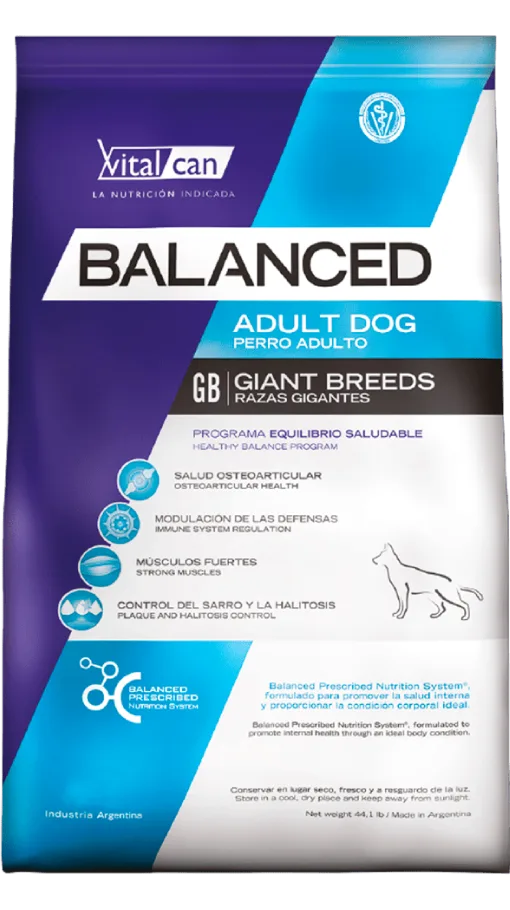 VitalCan Balanced Adulto Raza Gigante