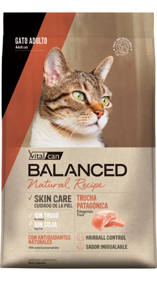 VitalCan Balanced Natural Recipe Trucha Patagonica Gato Adulto
